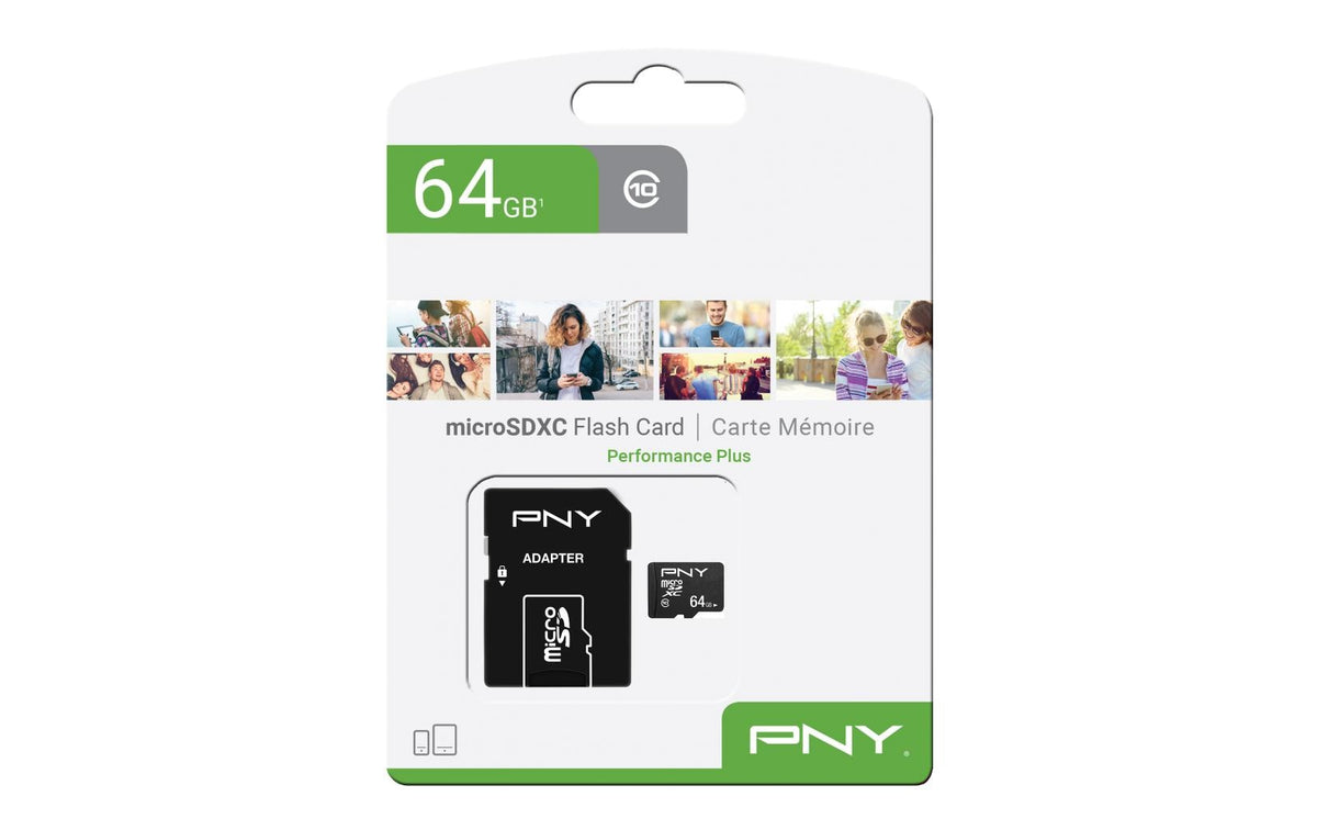 PNY microSDXC Card Perf Plus 64GB