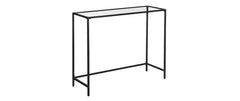 Vasagle Konsolentisch Gold, Metall, Glas
