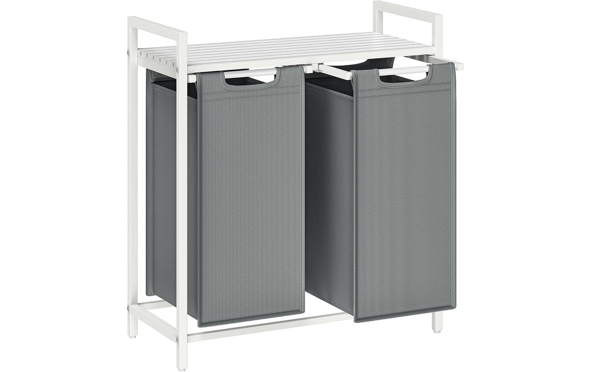 Vasagle Wäschekorb mit Ablage, 92L