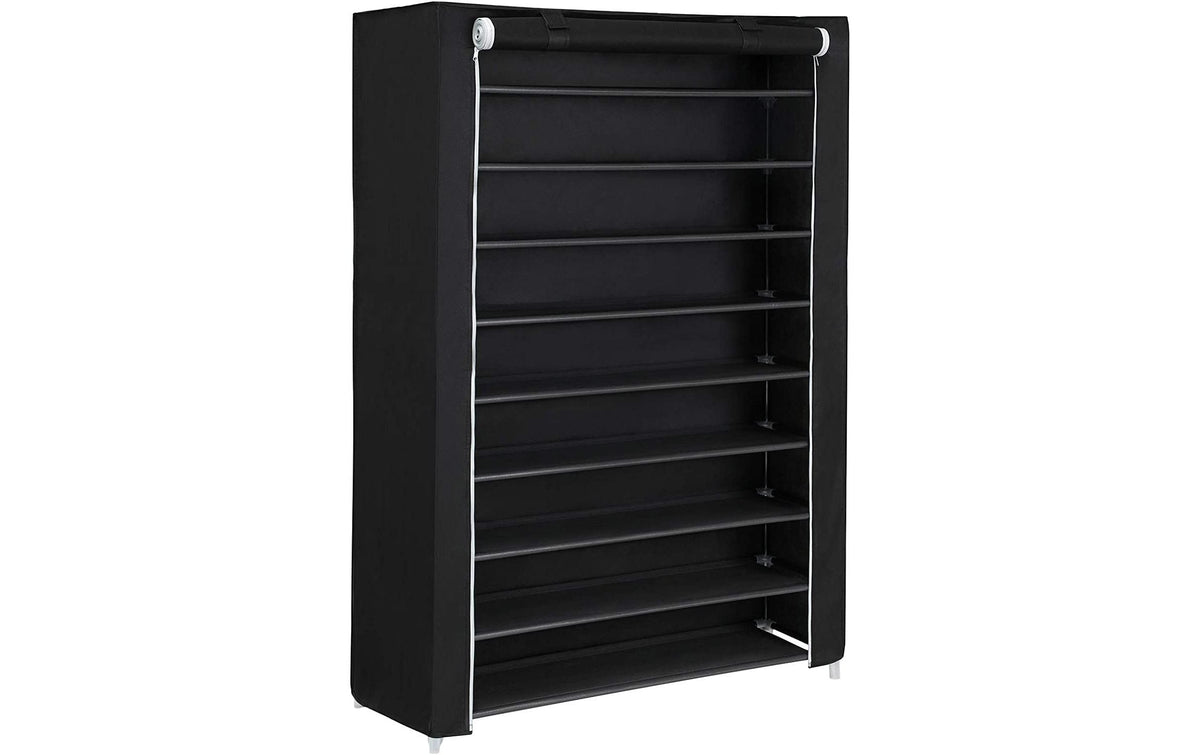 Songmics Schuhschrank mit Rolltür,Schwarz