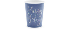 Partydeco, Einwegbecher Happy Birthday 220