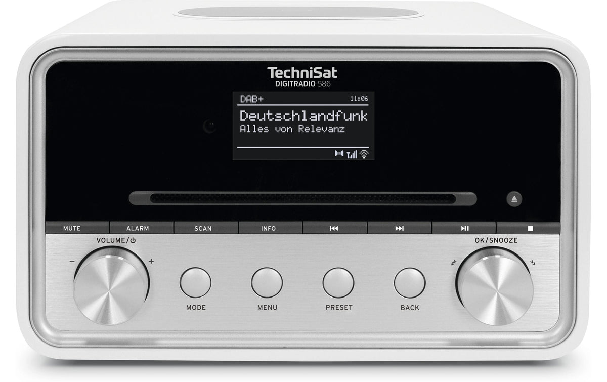 TechniSat DigitRadio 586, Weiss-Silber