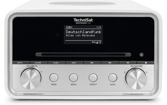 TechniSat DigitRadio 586, Weiss-Silber