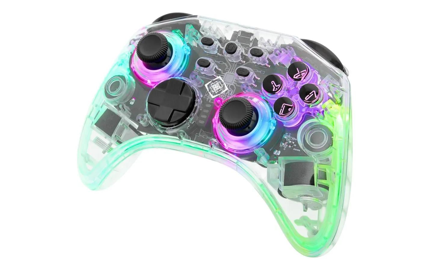 Deltaco Wireless Ctrl. RGB Transparent, NSW