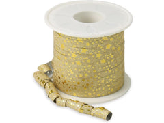Pattberg | Geschenkband Glitter Star | Grösse: 10 mm x 100 m, gold