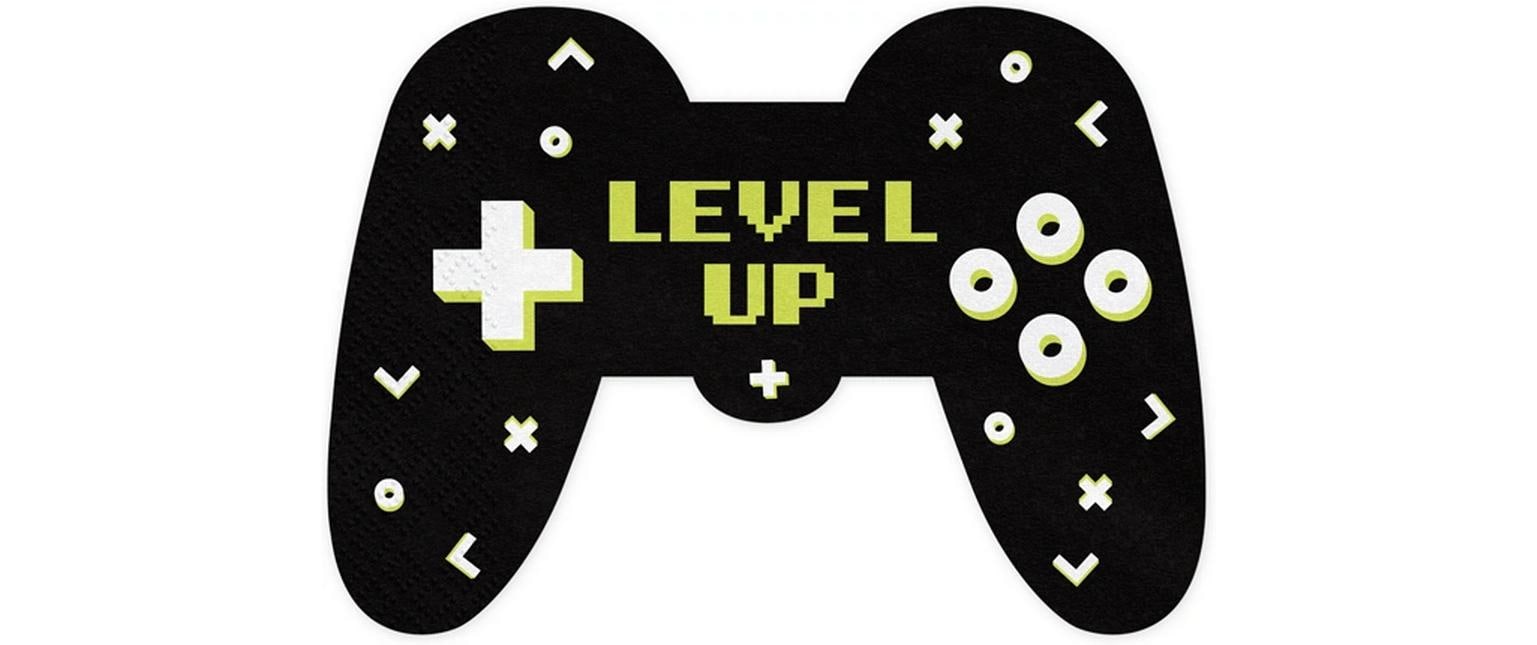 Partydeco, Papierservietten Game Controller