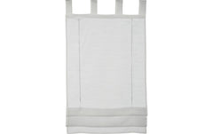 Gardinia Raffrollo Voile Schlaufen, Weiss