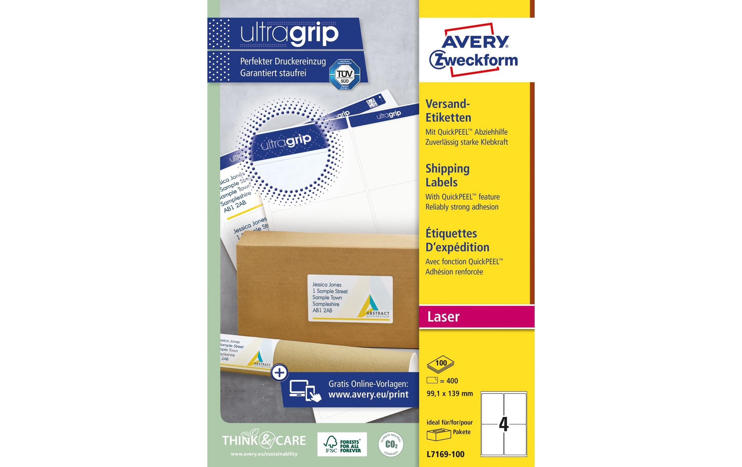 Avery Zweckform Versand-Etiketten