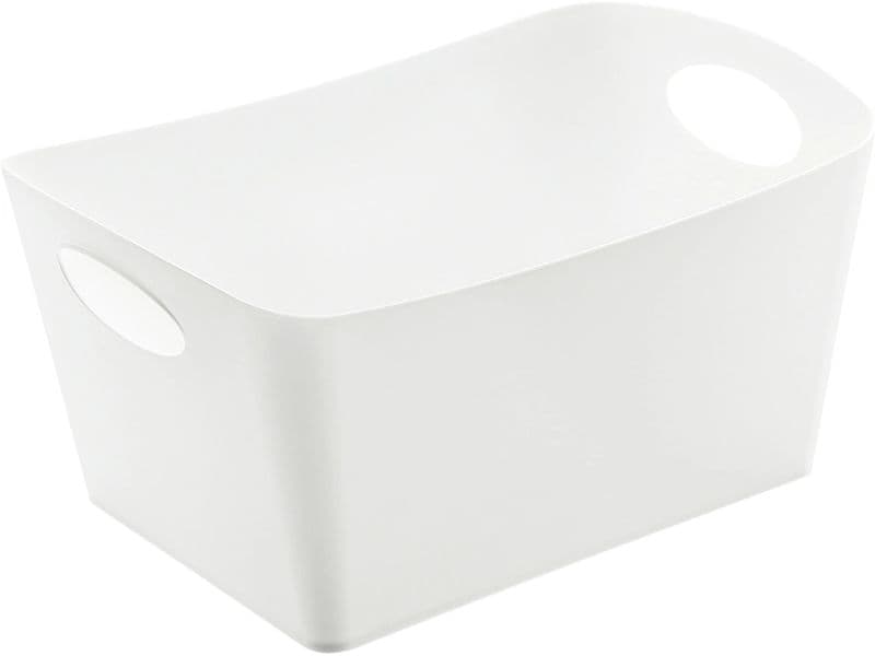 Koziol | Aufbewahrungskorb BOXXX M | recycled white, Volumen 3.5l