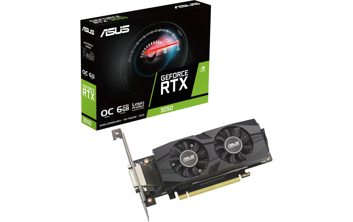 ASUS RTX3050 LP BRK O6G, 6GB DDR6