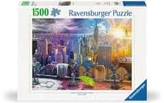 Puzzle New York im Winter und Sommer