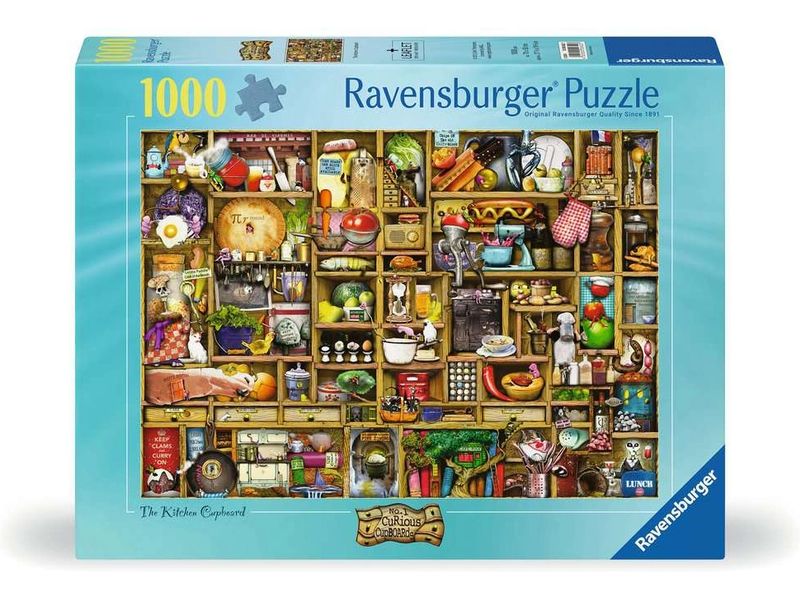 Ravensburger | Puzzle Kurioses Küchenregal | Ab 14 Jahre