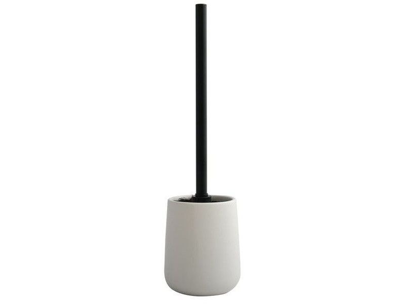 MSV | Toilettenbürste Maonie, Weiss matt | Keramik, 10.4x38.8 cm (DxH)