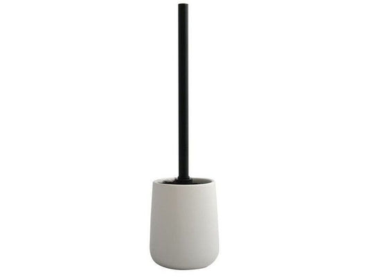 MSV | Toilettenbürste Maonie, Weiss matt | Keramik, 10.4x38.8 cm (DxH)