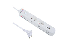 Steckdosenleiste Home Station 2xT13 USBA/C