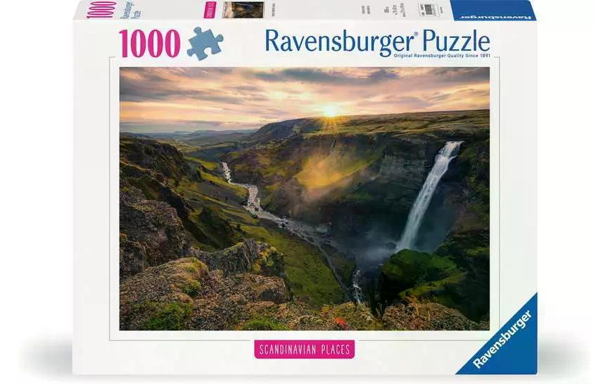Puzzle Haifoss auf Island