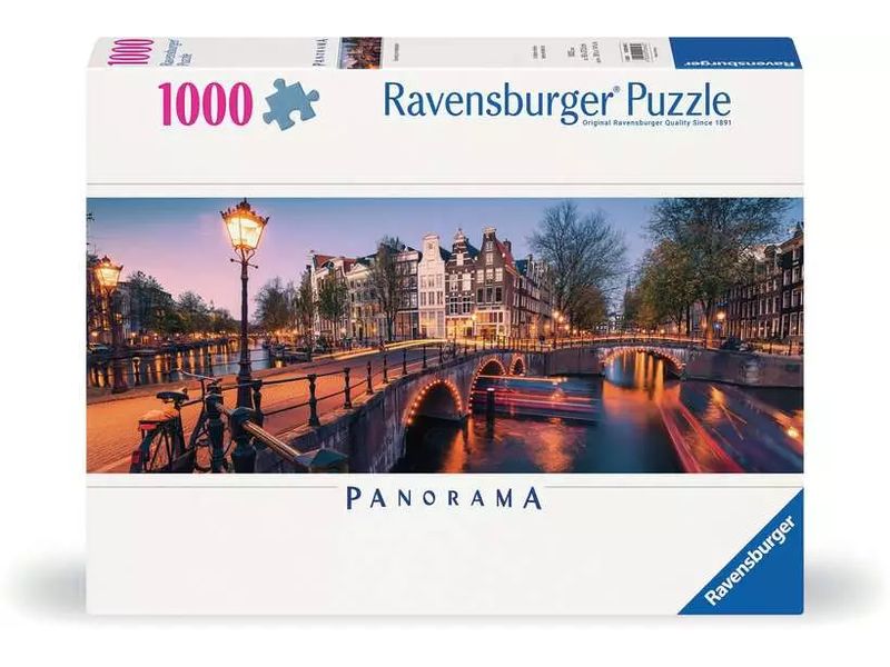 Ravensburger | Puzzle Abend in Amsterdam | 12-99 Jahre