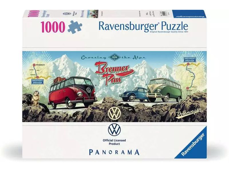 Ravensburger | Puzzle Mit dem VW Bulli | Ab 14 Jahre