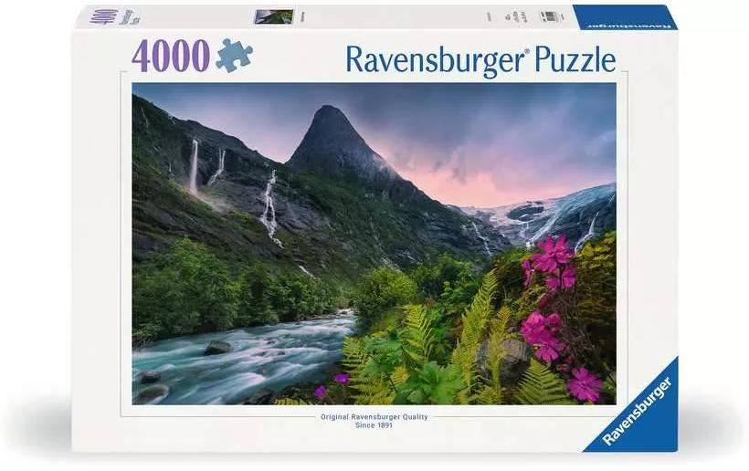 Puzzle Atemberaubende Bergstimmung