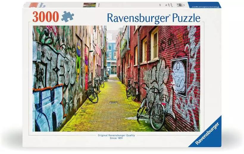Puzzle Street Art in Amsterdam