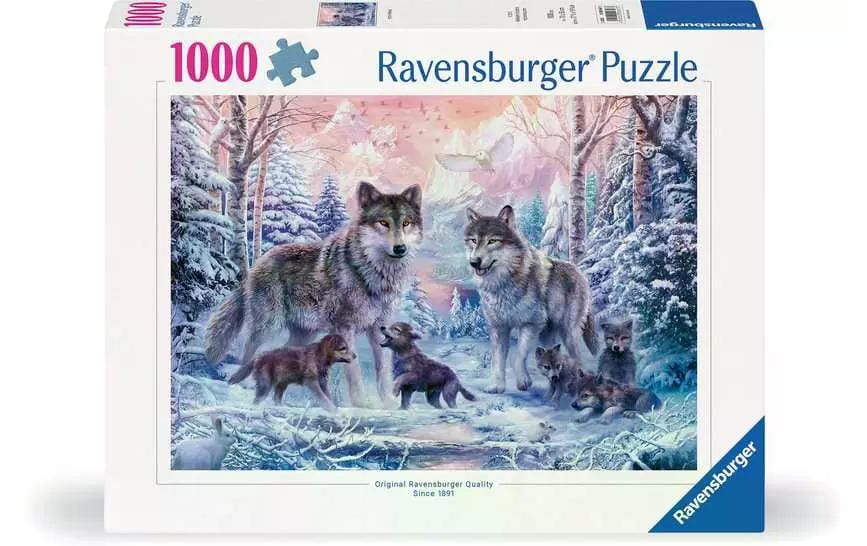 Puzzle Arktische Wölfe