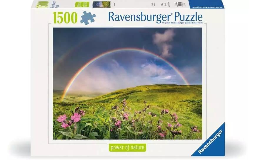 Puzzle Spektakulärer Regenbogen