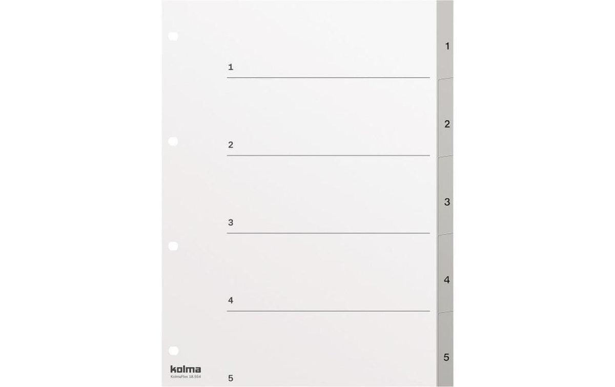 Kolma Register A4 KolmaFlex 1-5