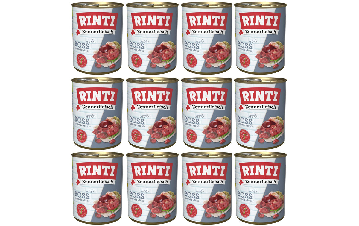 Rinti, Nassfutter Kennerfleisch pur Dose Ro