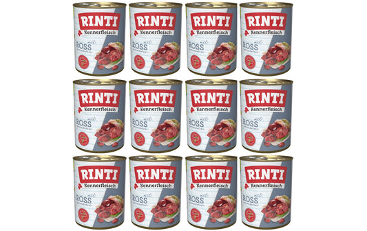 Rinti, Nassfutter Kennerfleisch pur Dose Ro