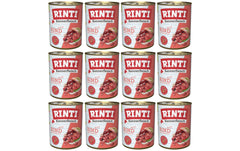 Rinti, Nassfutter Kennerfleisch pur Dose Ri