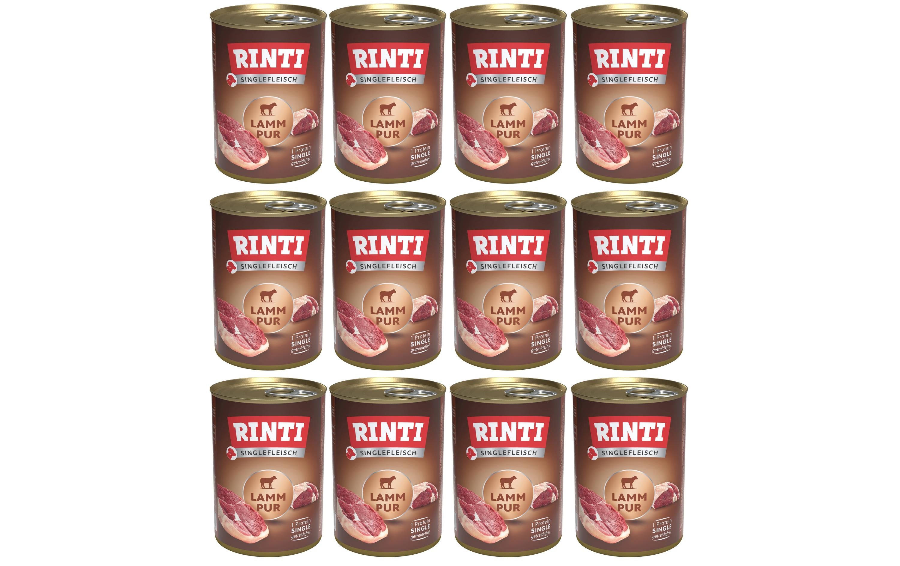 Rinti Singlefleisch Dose Lamm Pur KIT