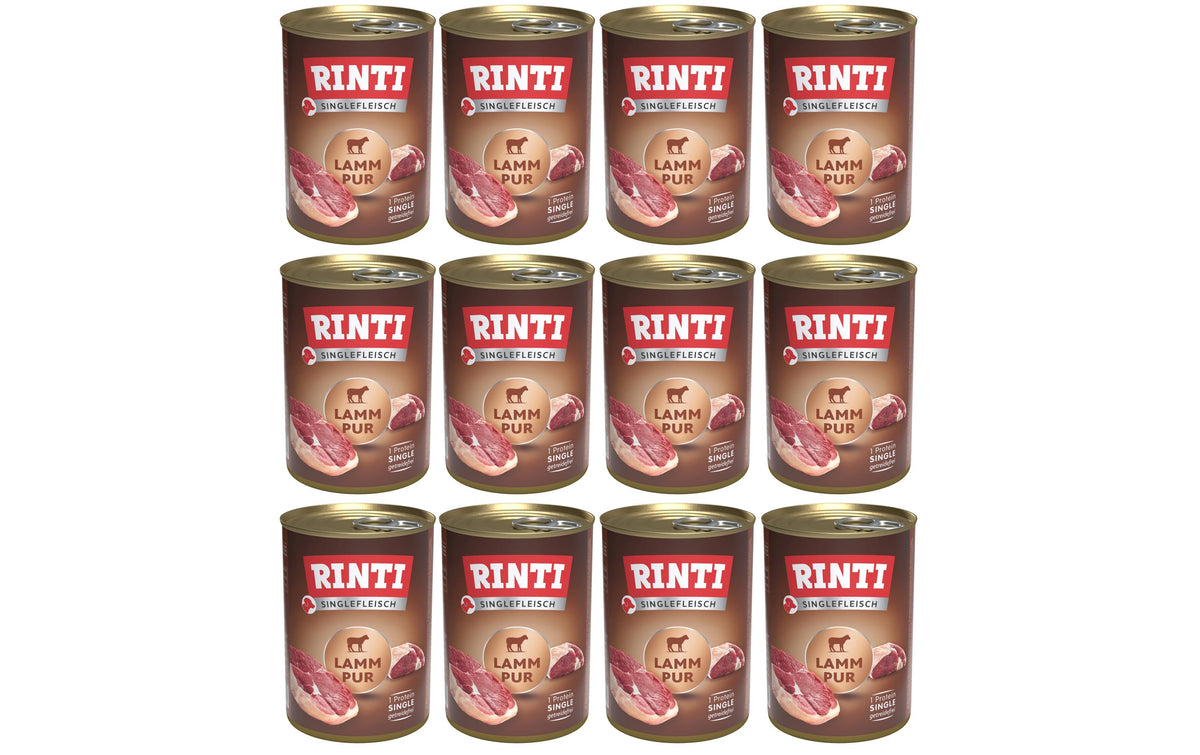 Rinti Singlefleisch Dose Lamm Pur KIT