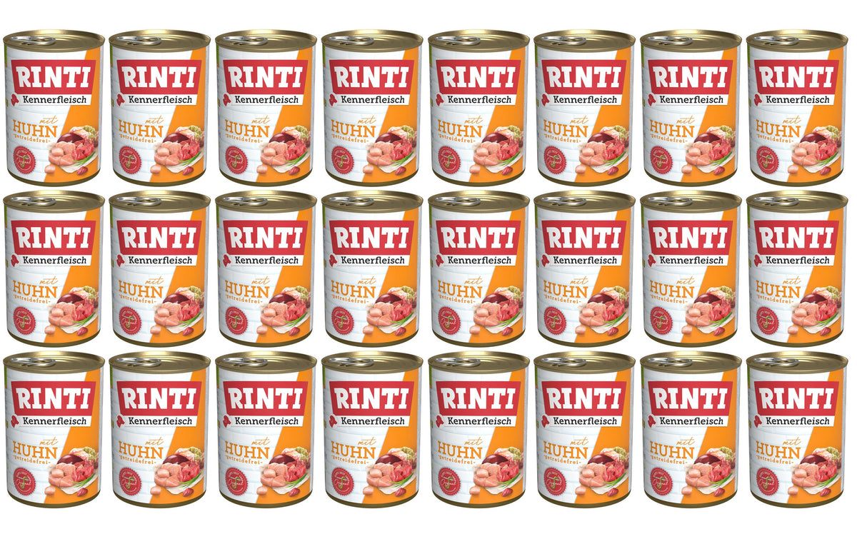 Rinti, Nassfutter Kennerfleisch pur Dose Hu