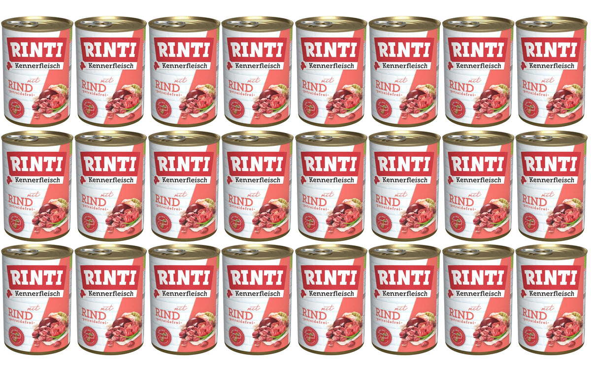 Rinti, Nassfutter Kennerfleisch pur Dose Ri