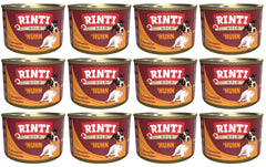 Rinti, Nassfutter Dose Gold mit Huhn, 12 x