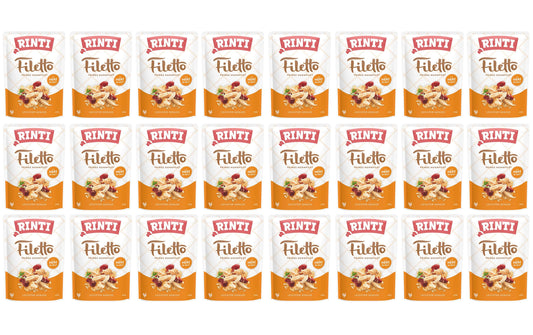 Rinti, Nassfutter Filetto Huhn + Herz in Je