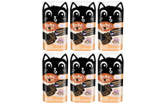 Lucky Lou | Katzen-Snack Lucky Ones Krunchy | Krisps Huhn & Lachs, 6 x 60g