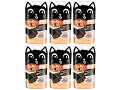 Lucky Lou | Katzen-Snack Lucky Ones Krunchy | Krisps Huhn & Lachs, 6 x 60g