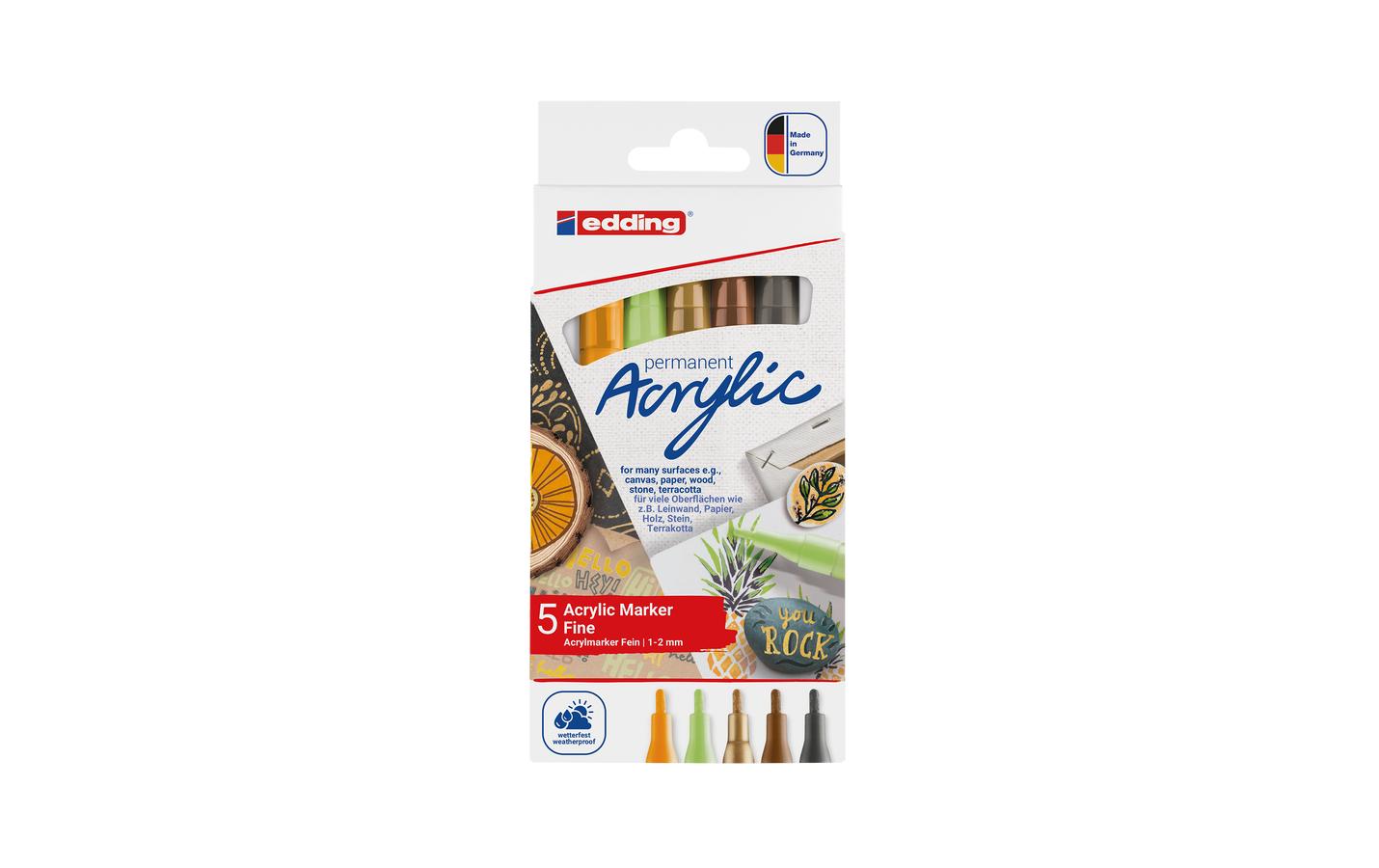 edding Acrylmarker 5300 fein E-5 nature
