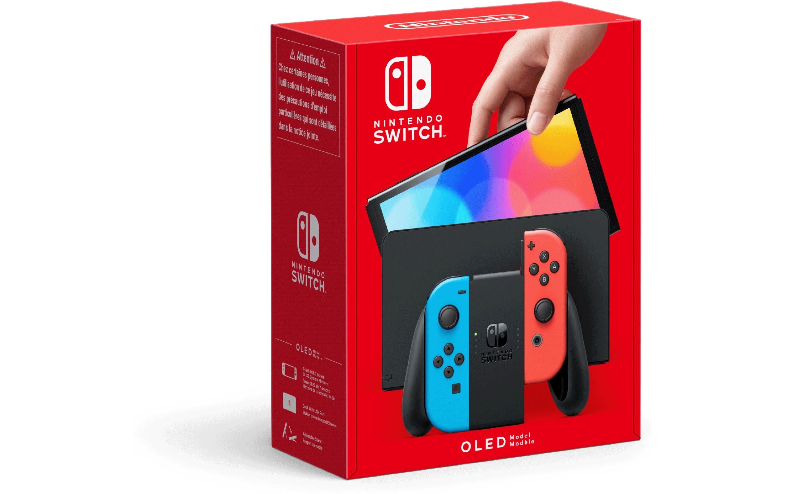 Nintendo, Switch OLED-Modell Rot / Blau