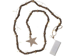 Star Trading | Lichterkette Beady | IP20, Warmweiss, 30 LEDs, 150cm
