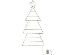 Star Trading | Silhouette Folde | IP44, Warmweiss, Silber