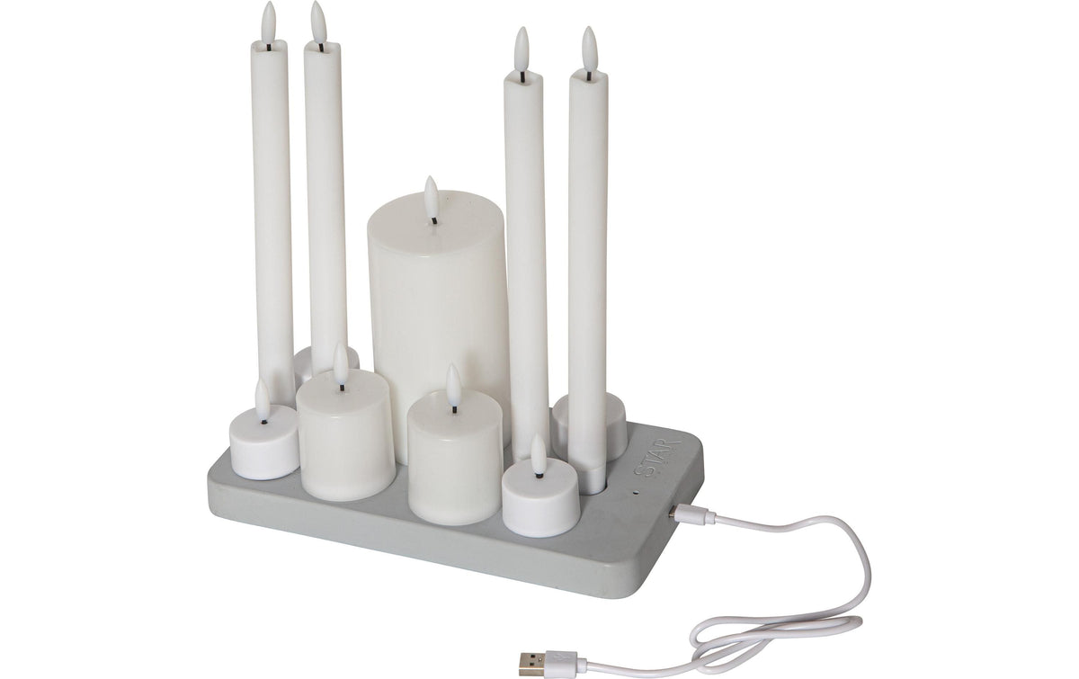 Star Trading LED Pillar Kerze Flamme