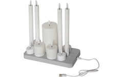 Star Trading LED Pillar Kerze Flamme
