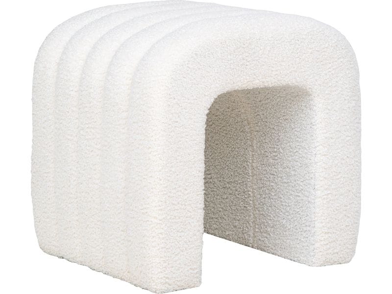 House Nordic | Pouf Colma Weiss | 1Stk., 41x36.5 cm