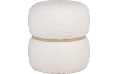 House Nordic Milford Pouf Weiss