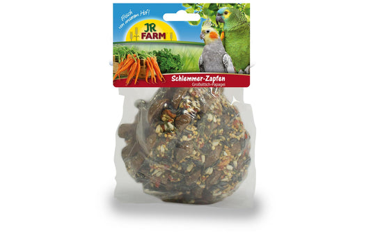JR Farm | JR Birds Snack Schlemmer-Zapfen | für Grosssittiche & Papageien, 195 g