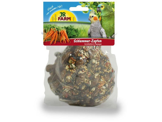 JR Farm | JR Birds Snack Schlemmer-Zapfen | für Grosssittiche & Papageien, 195 g