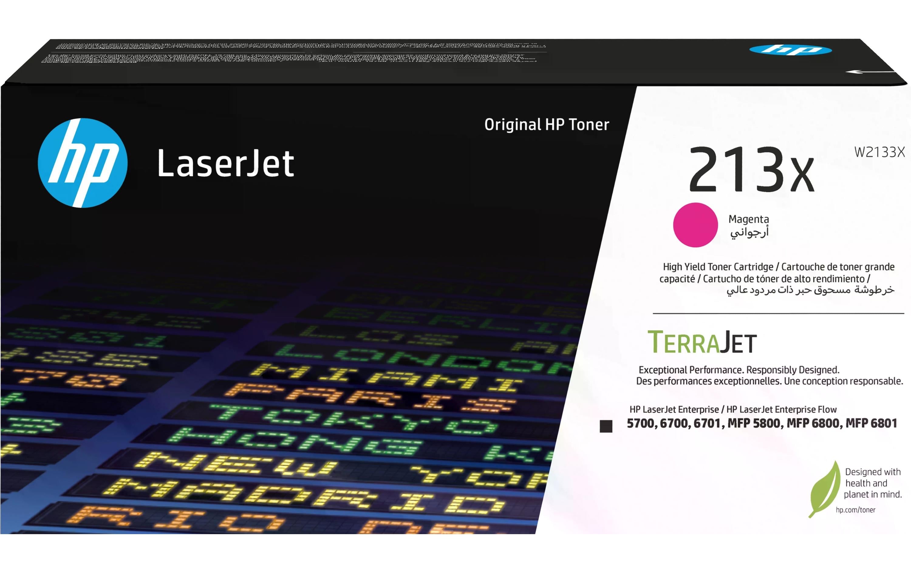 HP Toner 213X - Magenta (W2133X)
