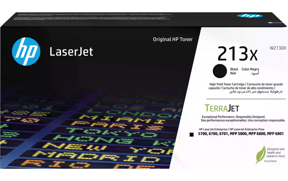 HP Toner 213X - Black (W2130X)